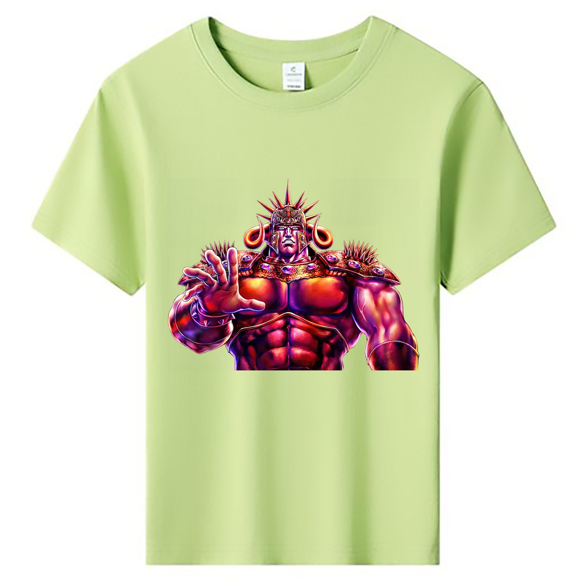 （画像用） 北斗の拳 Fist of the North Star 綿100％キッズTシャツ（フロントプリント）